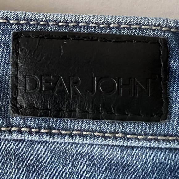 Gently Worn Distressed Dear John Erin Slim Straight HIGHDRIVE Jeans - Picture 15 of 16